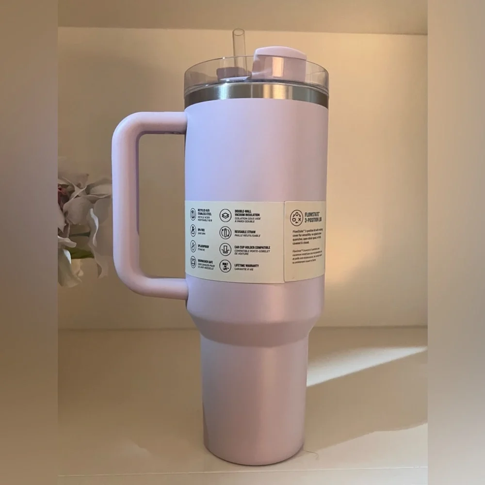 🎉LAST CHANCE🎉Stanley 40 oz. Quencher‎ H2.0 FlowState Tumbler Orchid
